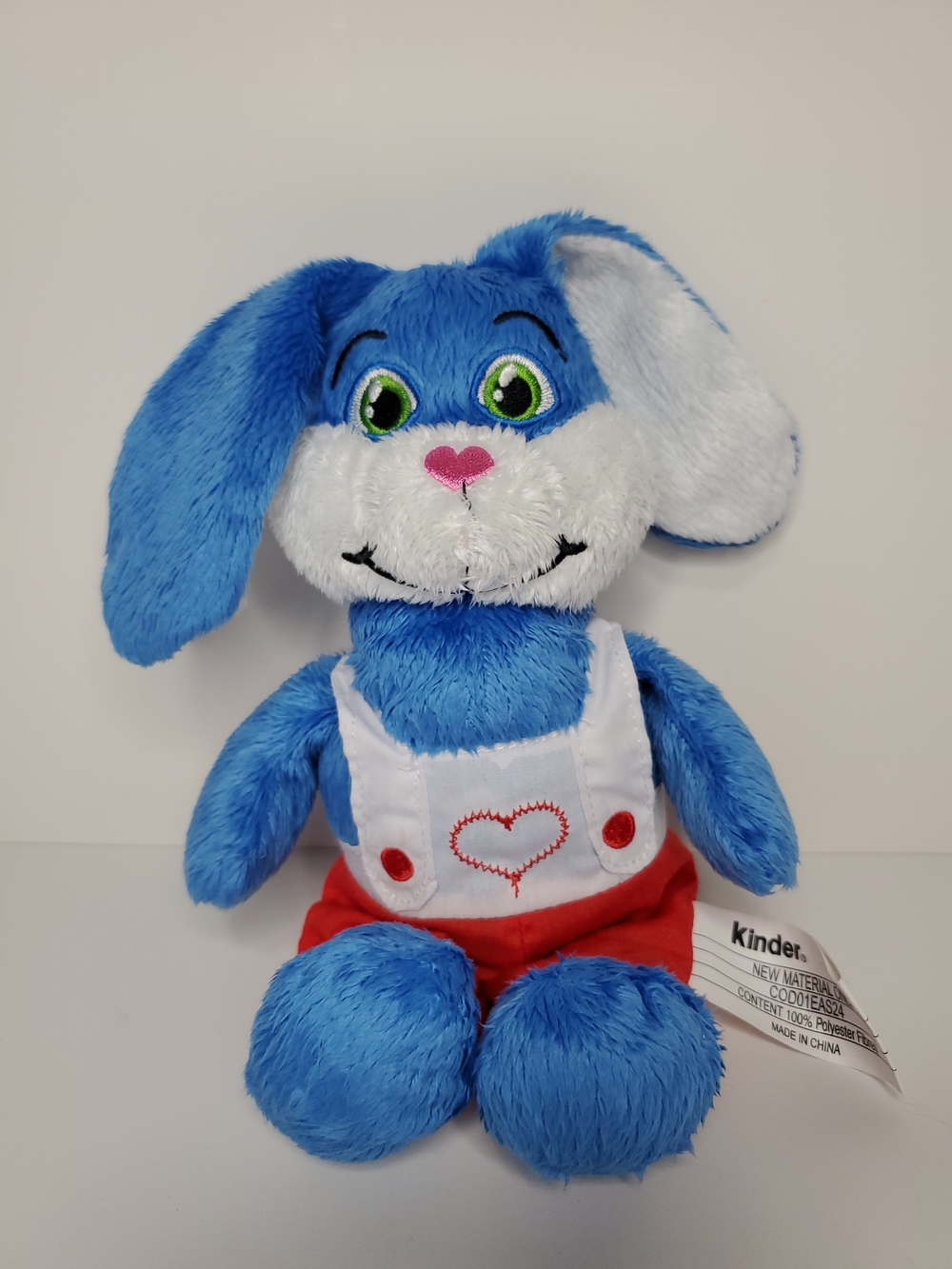 Kinder Surprise Blue Bunny Rabbit Plush Easter